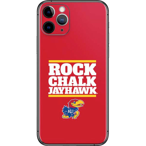 University of Kansas Rock Chalk Jayhawk iPhone 11 Pro Skin